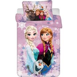 Jerry Fabrics Disney Frozen Cot Bedding Anna Elsa Pillow Duvet 100x135cm