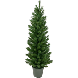 Northlight Potted Virginia Pine Walkway Slim Artificial Green Christmas Tree 48"