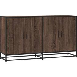 vidaXL Engineered Wood Brown Oak Skænk 134x76cm