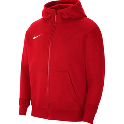 Nike Junior Park 20 Full Zip Fleeced Hoodie - University Red/White (CW6891-657)