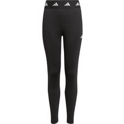 adidas Kid's Aeroready Techfit 7/8 Tights - Black/White (HL2446)