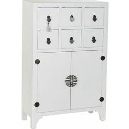 Dkd Home Decor Oriental White/Silver Byrå 63x101cm