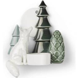 Dottir Winter Stories Fox Wall Votive White Fyrfadsstage 13cm