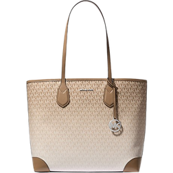 Michael Kors Eva Large Ombré Signature Logo Tote Bag - Husk