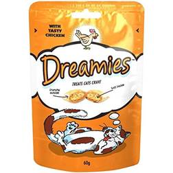 Dreamies Catisfactions Snacks Para Gato 60 g - Frango 0.06kg