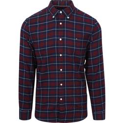 Tommy Hilfiger Checked Regular Shirt - Deep Rouge Multi Check