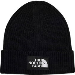 The North Face Tnf Box Logo Beanie Met Boord - TNF Black