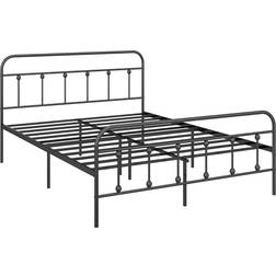 Homcom Platform Bed with Tall Headboard 156x210cm