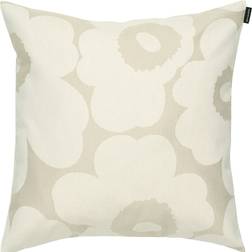 Marimekko Unikko Jacquard Kuddöverdrag Vit, Beige (50x50cm)
