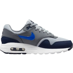 Nike Air Max 1 GS - Smoke Grey/Wolf Grey/Obsidian/Racer Blue