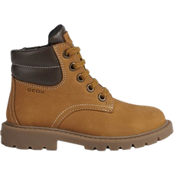 Geox Boy's Shaylax Ankle Boots - Yellow/Brown