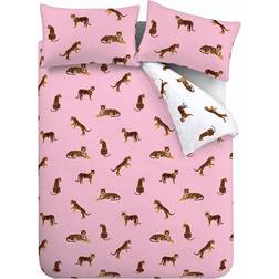 Sassy B Tiger Duvet Cover Pink (200x135cm)