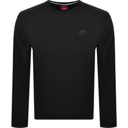 Nike Tech Fleece Crewneck Hoodie - Black