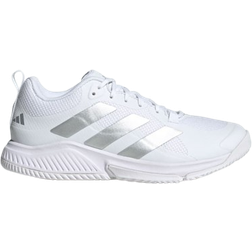 adidas Chaussure Court Team Bounce 2.0 - Cloud White/Silver Metallic/Grey One