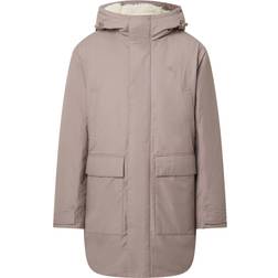 Calvin Klein Cotton Nylon Padded Parka Coat - Brindle