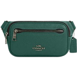 Coach Elias Mini Belt Bag - Gunmetal/Emerald