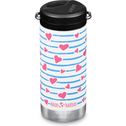 klean-kanteen TKWide Heart Stripe Termokopp 35.5cl