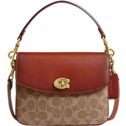 Coach Cassie Crossbody Bag 19 In Signature Canvas - Coated Canvas/Brass/Tan/Rust