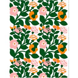 Marimekko Vinyl Tablecloth Green, Orange (144x78cm)