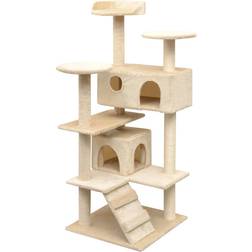 vidaXL Cat Tree with Sisal Scratching Posts 67x67x125cm