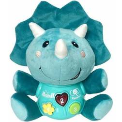 BigBuy Musikalisk Plyschdocka Dinosaurie 24cm