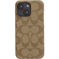 Coach Signature Canvas Case for iPhone 15