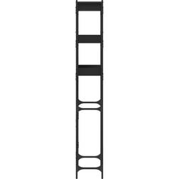 vidaXL Tvättmaskinhylla Svart 67 x 25 x 163 cm Hyllsystem