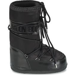 Moon Boot Nylon High Black Glance