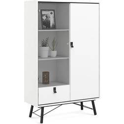 Ebuy24 Rye White Vitrineskab 102x162cm