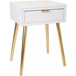 Alexandra House Living Nightstand Golden Sängbord 39x47cm