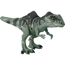 Mattel Jurassic World Dominion GIGANTOSAURO Attacco Letale con fauci mobili, ruggito e movimenti, malvagio dinosauro carnivoro Giocattolo e regalo per Bambini 4 Anni, GYW86