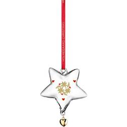 Holmegaard Ann-Sofi Romme Poinsettia of The Year 2024 Clear Julgranspynt 8.5cm