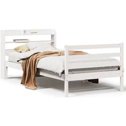 vidaXL Solid Pine Wood Sengeramme 100x211.5cm