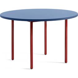 Hay Two-Colour Maroon Red-Blue Dining Table 120cm