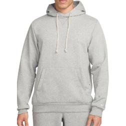 Nike Standard Issue Men's Dri-FIT Pullover Basketball Hoodie - Dark Grey Heather/Pale Ivory