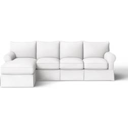 Birch Lane Friedman White Sofa 109" 2pcs 5 Seater