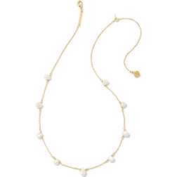 Kendra Scott Leighton Strand Necklace - Gold/Pearls