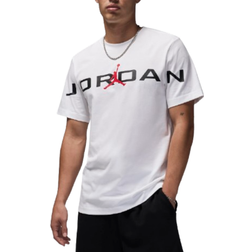 NIKE Men's Jordan T-shirt - White/Black/Gym Red