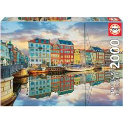 Educa Sunset at Copenhagen Harbor 2000 Pieces