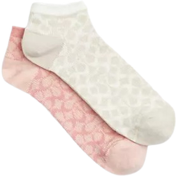 Coach Outlet Signature Ankle Socks - Blossom/Chalk