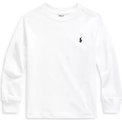 Polo Ralph Lauren Boy's Cotton Jersey Long-Sleeve Tee - White