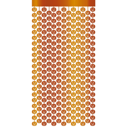 Doorway Party Curtains Pumpkin Orange