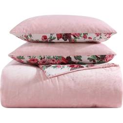 Betsey Johnson Solid Reversible Bedspread Pink (264.2x238.8cm)