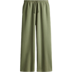 H&M Wide Joggers - Khaki Green