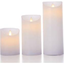Block White LED-ljus 20cm 3st