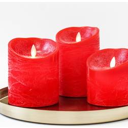 Block Red LED-lys 15cm 3stk
