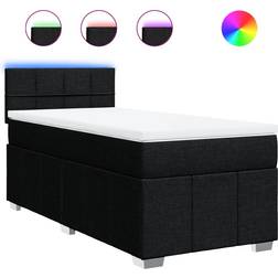 vidaXL Boxspring Met Matras Stof 80 x 200 cm Boxspringbett