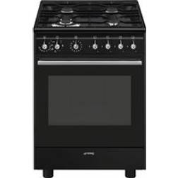Smeg CX61GMBL Gaskomfur Sort Sort