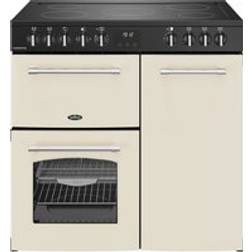 Belling Farmhouse 90cm Ceramic Range Cooker Beige