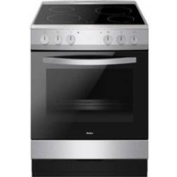 Amica AFC601SS 60cm Electric Cooker Silver, Stainless Steel